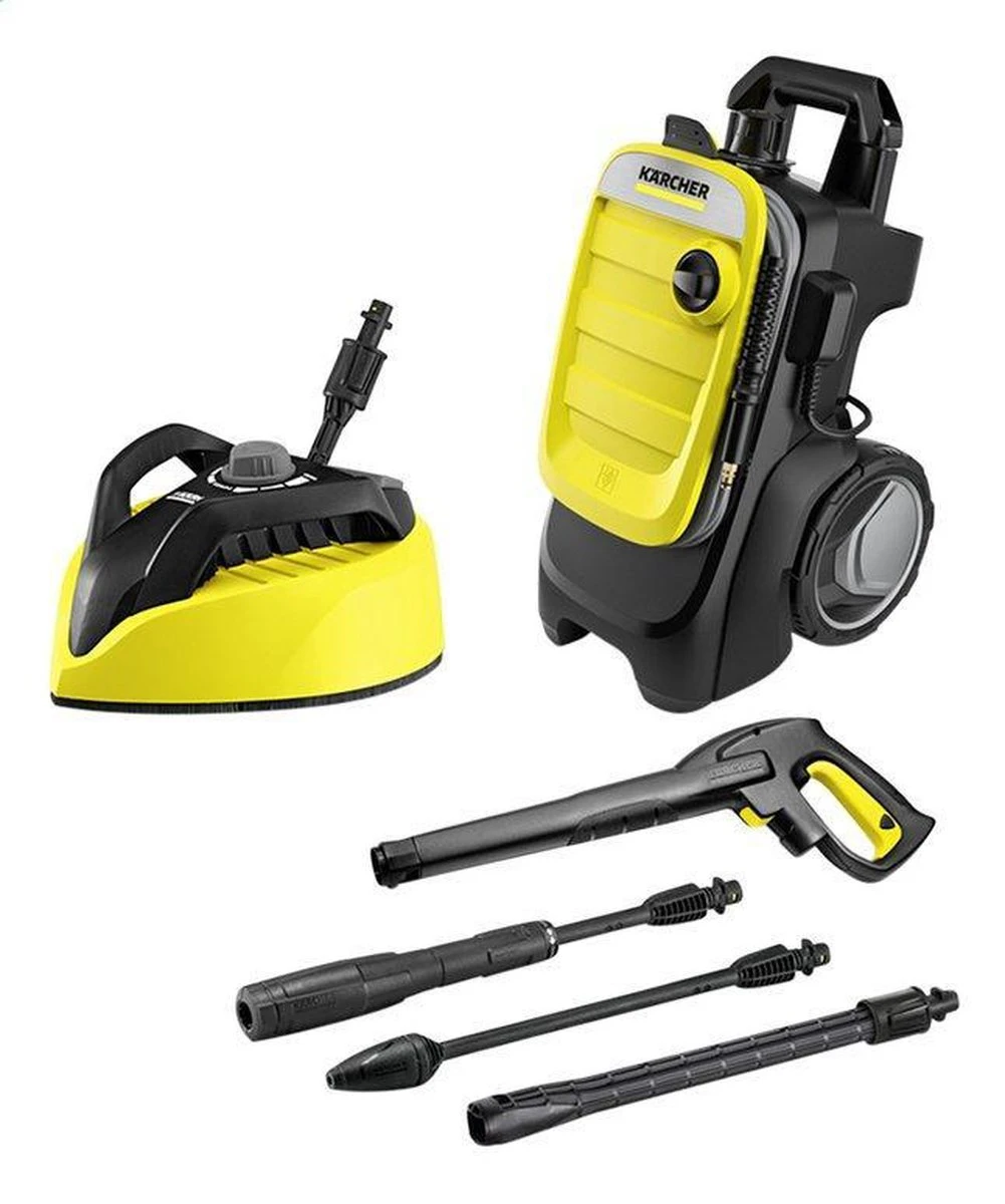 Kärcher K 7 Compact Home Hogedrukreiniger - 3000W - 180 Bar - 60 M²/h - Met Terrasreiniger 4 Kärcher K 7 Compact Home Hogedrukreiniger - 3000W - 180 Bar - 60 M²/h - Met Terrasreiniger - Afbeelding 2