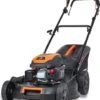 FUXTEC Grasmaaier Benzine - 51cm - 4-takt - 170cc - Zelfrijdend / Zelftrekkend /achterwielaandrijving - Mulchfunctie - Opvangbak 60L - FX-RM5170 2 FUXTEC Grasmaaier Benzine - 51cm - 4-takt - 170cc - Zelfrijdend / Zelftrekkend /achterwielaandrijving - Mulchfunctie - Opvangbak 60L - FX-RM5170 -Tuingereedschap Winkel 1045x1200