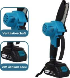 NovarGarden® Mini Kettingzaag NG1 - Met 2x Accu - Takkenzaag - Snoeizaag - Electrisch - Handzaag - Boomzaag - 21V -Tuingereedschap Winkel 1080x1200 3
