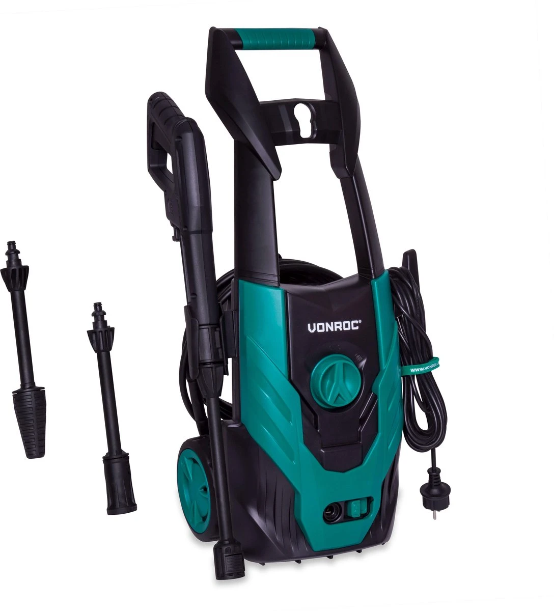 VONROC Hogedrukreiniger V14-1 - 1400W – 110 Bar – 390 L/h – Incl. 5m Slang, Spuitstukken En Accessoires 3 VONROC Hogedrukreiniger V14-1 - 1400W – 110 Bar – 390 L/h – Incl. 5m Slang, Spuitstukken En Accessoires