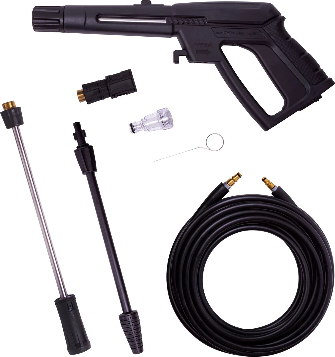 VONROC Hogedrukreiniger V22-1 2200W – 170 Bar – 450 L/h – Incl. 8m Slang, Reinigingsmiddelen Tank, Spuitstukken En Accessoires 9 VONROC Hogedrukreiniger V22-1 2200W – 170 Bar – 450 L/h – Incl. 8m Slang, Reinigingsmiddelen Tank, Spuitstukken En Accessoires - Afbeelding 7