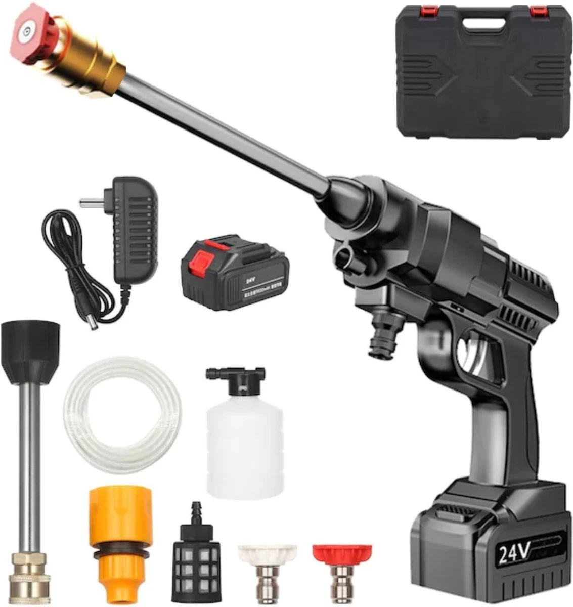 BOTC Universal Hogedrukreiniger - Draagbaar - Auto Wasmachine - Hogedrukreiniger 3 BOTC Universal Hogedrukreiniger - Draagbaar - Auto Wasmachine - Hogedrukreiniger