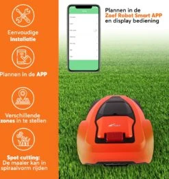 Zoef Robot Robotmaaier Dirk Met APP <600 M2 23 Zoef Robot Robotmaaier Dirk Met APP <600 M2 -Tuingereedschap Winkel 1134x1200