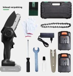 Mardin Mini Kettingzaag - Snoeizaag - Kettingzaag - Kettingzaag Electrisch Met 2 Accu - Inclusief Koffer - 1 Extra Accu - Zwart 20 Mardin Mini Kettingzaag - Snoeizaag - Kettingzaag - Kettingzaag Electrisch Met 2 Accu - Inclusief Koffer - 1 Extra Accu - Zwart -Tuingereedschap Winkel 1151x1200 1