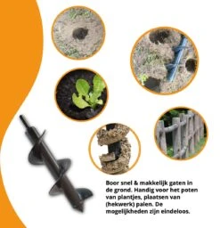 Grondboor Voor Boormachine - 8x25 Cm - Zwart 16 Grondboor Voor Boormachine - 8x25 Cm - Zwart -Tuingereedschap Winkel 1157x1200 4