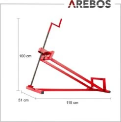 AREBOS Zitmaaierkrik Zitmaaier Kriksysteem Krik Hijstoestel Reinigingshulp 400kg -Tuingereedschap Winkel 1188x1200 2