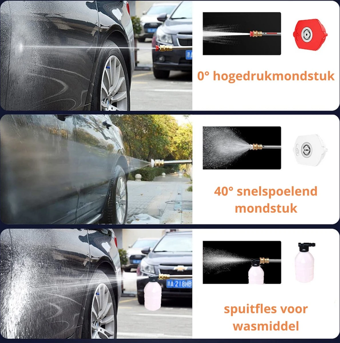 Hogedrukreiniger - Draagbaar - Auto Wasmachine - Hogedrukreiniger 10 Hogedrukreiniger - Draagbaar - Auto Wasmachine - Hogedrukreiniger - Afbeelding 8