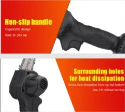 Violeworks® Accu Kettingzaag - Snoeizaag - Mini Kettingzaag - Handkettingzaag - Ook Voor Makita - Elektrische Kettingzaag - Elektrische Snoeischaar - Op Batterij - 2900 MAh - 1080W - 88V -Tuingereedschap Winkel 1200x1075 2