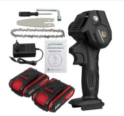 Violeworks® Accu Kettingzaag - Snoeizaag - Mini Kettingzaag - Handkettingzaag - Ook Voor Makita - Elektrische Kettingzaag - Elektrische Snoeischaar - Op Batterij - 2900 MAh - 1080W - 88V -Tuingereedschap Winkel 1200x1128 5