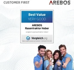 AREBOS Zitmaaierkrik Zitmaaier Kriksysteem Krik Hijstoestel Reinigingshulp 400kg -Tuingereedschap Winkel 1200x1135 1