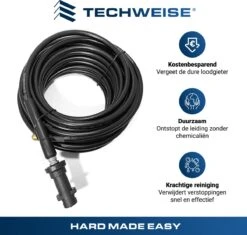 Techweise - Rioolslang Voor Kärcher K2 T/m K7 - 20M - Met 4 Achterwaartse Hogedruksproeiers 21 Techweise - Rioolslang Voor Kärcher K2 T/m K7 - 20M - Met 4 Achterwaartse Hogedruksproeiers -Tuingereedschap Winkel 1200x1144 2