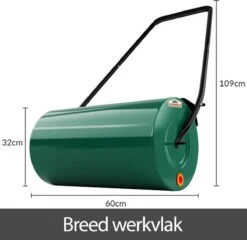 Gardebruk Tuinwals 60cm - 50L Vulvolume Staaltrommel - Groen -Tuingereedschap Winkel 1200x1168 2