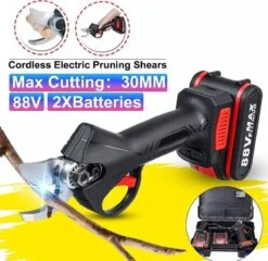 Accu Snoeischaar-88 VOLT-9000 MAh-COMPLETE SET-Professioneel-Hovenier-Tuinman -Tuingereedschap Winkel 1200x1168