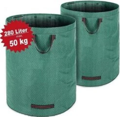 Gardebruk Tuinafvalzak - 2 Stuks 280L – 77x67cm/Opvouwbaar - Groen 13 Gardebruk Tuinafvalzak - 2 Stuks 280L – 77x67cm/Opvouwbaar - Groen -Tuingereedschap Winkel 1200x1175