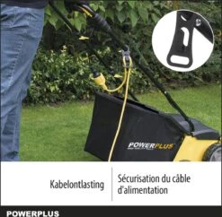 Powerplus POWXG7513 Elektrische Verticuteermachine - Mos Verwijderaar - 1400W - 320mm Maaibreedte - 45L Opvangbak - Incl. Gazonbeluchter/grasbeluchter -Tuingereedschap Winkel 1200x1177 7
