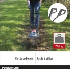 Powerplus POWEG7010 Tuinfrees - 1050W - Werkbreedte 320mm - Werkdiepte Max. 220mm - Incl. 4 Messen -Tuingereedschap Winkel 1200x1180 1