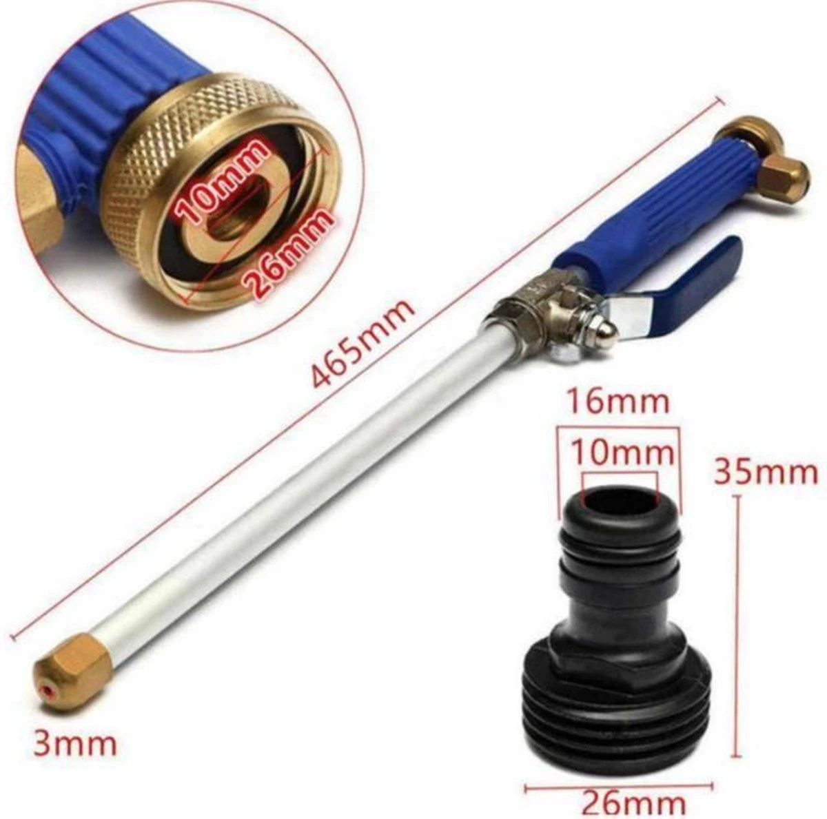 ATV PERFECTUM - Hogedrukreiniger Opzetstuk Tuinslang - Tuinslang - Hogedrukspuit 5 ATV PERFECTUM - Hogedrukreiniger Opzetstuk Tuinslang - Tuinslang - Hogedrukspuit - Afbeelding 4