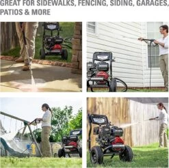 Powertech Professionele Hogedrukreiniger Op Benzine - 6.5 PK - 3600 PSI - 220 Bar - Hogedrukreiniger Auto - Terrasreiniger - Oppervlaktereiniger - Autoreiniger - Zwembadreiniger - 5 Snelkoppelstukken- Zwart / Rood -Tuingereedschap Winkel 1200x1195 13