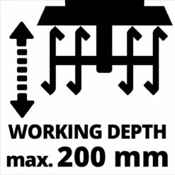 Einhell Accu Grondfrees GE-CR 30 Li-Solo Power X-Change (Li-Ion - 36 V - 30 Cm Werkbreedte - 20 Cm Werkdiepte - Robuuste Hakmessen - 2-punts Veiligheidsschakelaar - Zonder Accu En Lader) -Tuingereedschap Winkel 1200x1198 9