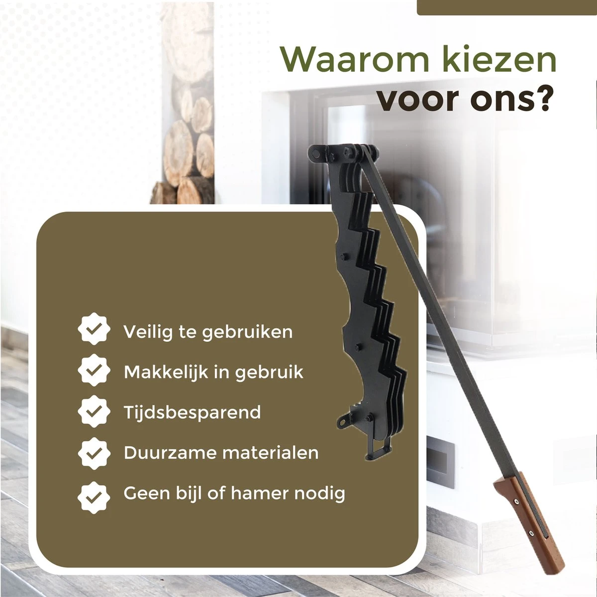 Flowkey® Houtklover XL - Houtsplijter Bijl - Houtkliever Kloofwig Gietijzer - Voor Hout & Aanmaakhout - Inclusief Gratis Bevestigingsset 9 Flowkey® Houtklover XL - Houtsplijter Bijl - Houtkliever Kloofwig Gietijzer - Voor Hout & Aanmaakhout - Inclusief Gratis Bevestigingsset - Afbeelding 7
