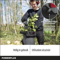 Powerplus POWEG5011 Elektrische Hakselaar Versnipperaar - 2400W - Max. Ø40mm - Incl. Duwstok, Wielen En 50L Opvangzak - Heggen, Bomen En Haag - Tuinonderhoud -Tuingereedschap Winkel 1200x1200 112