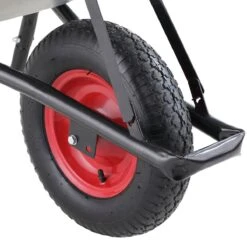 Gardebruk Kruiwagen 100L - Luchtband - 250kg Draagkracht Zilver -Tuingereedschap Winkel 1200x1200 16