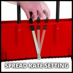 Einhell Strooiwagen GC-SR 12 (12 L - 45 Cm Strooibreedte - Dubbele Duwstang - Kliksluiting Aan Beide Zijden - Verstelhendel - Corrosiebestendige Rol - Behuizing Van Breukvast Kunststof) -Tuingereedschap Winkel 1200x1200 245