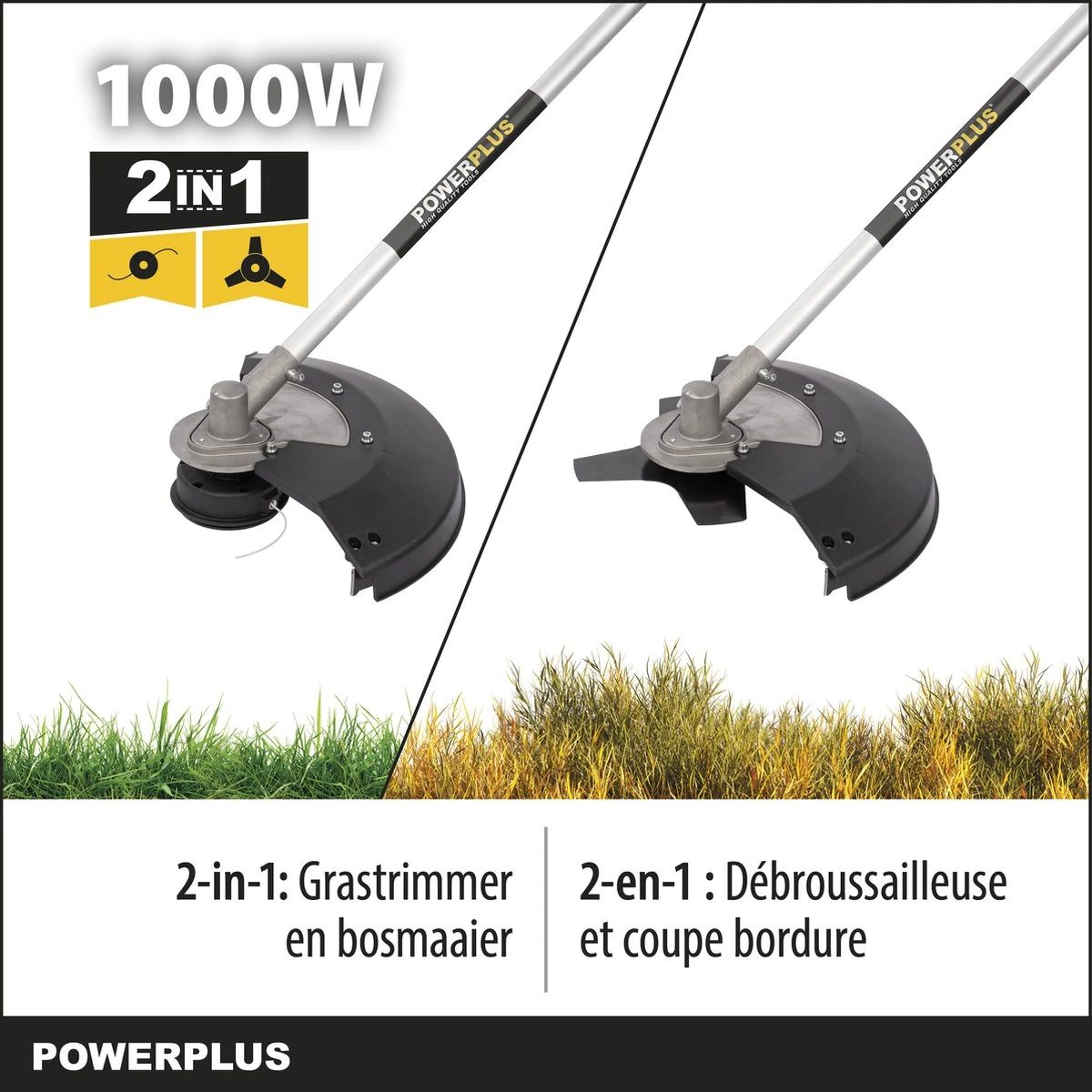 Powerplus POWXG30405 Bosmaaier 2-in-1 - 1000 W - Bosmaaier & Grastrimmer 8 Powerplus POWXG30405 Bosmaaier 2-in-1 - 1000 W - Bosmaaier & Grastrimmer - Afbeelding 6