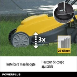Powerplus POWXG6212T Elektrische Grasmaaier - Grasmachine Voor Kleine En Middelgrote Tuin - 1300W - Maaibreedte 320mm - Verstelbare Maaihoogte - 30L Opvangbak - Incl. Grastrimmer 250W 11 Powerplus POWXG6212T Elektrische Grasmaaier - Grasmachine Voor Kleine En Middelgrote Tuin - 1300W - Maaibreedte 320mm - Verstelbare Maaihoogte - 30L Opvangbak - Incl. Grastrimmer 250W -Tuingereedschap Winkel 1200x1200 278