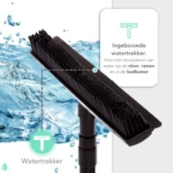 CLEANLY® Rubberen Bezem Met Vloerwisser - Kappersbezem - Zachte Bezem Binnen & Buiten - Vloertrekker Met Steel - 68-150 Cm 14 CLEANLY® Rubberen Bezem Met Vloerwisser - Kappersbezem - Zachte Bezem Binnen & Buiten - Vloertrekker Met Steel - 68-150 Cm -Tuingereedschap Winkel 1200x1200 407