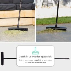 CLEANLY® Rubberen Bezem Met Vloerwisser - Kappersbezem - Zachte Bezem Binnen & Buiten - Vloertrekker Met Steel - 68-150 Cm 17 CLEANLY® Rubberen Bezem Met Vloerwisser - Kappersbezem - Zachte Bezem Binnen & Buiten - Vloertrekker Met Steel - 68-150 Cm -Tuingereedschap Winkel 1200x1200 410