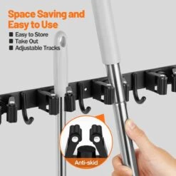 BOTC Bezemhouder - 5 Houders 6 Haken - Gereedschapshouder - Zeflklevend - Bezem Ophangsysteem - Ophanghaken - Tuingereedschap 16 BOTC Bezemhouder - 5 Houders 6 Haken - Gereedschapshouder - Zeflklevend - Bezem Ophangsysteem - Ophanghaken - Tuingereedschap -Tuingereedschap Winkel 1200x1200 419