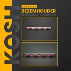 Merkloos Stevige Bezemhouder - Aluminium - Ophangsysteem Bezem - 5 Haken & 4 Houders - Gereedschaphouder - Opbergsysteem 12 Merkloos Stevige Bezemhouder - Aluminium - Ophangsysteem Bezem - 5 Haken & 4 Houders - Gereedschaphouder - Opbergsysteem -Tuingereedschap Winkel 1200x1200 434