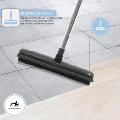 2 In 1 Rubberen Bezem – Bezem Binnen & Buiten – Vloerwisser Met Steel - Met Huisdierhaar Verwijderaar - Vloertrekker – Veger - Extra Lang 160cm 18 2 In 1 Rubberen Bezem – Bezem Binnen & Buiten – Vloerwisser Met Steel - Met Huisdierhaar Verwijderaar - Vloertrekker – Veger - Extra Lang 160cm -Tuingereedschap Winkel 1200x1200 439