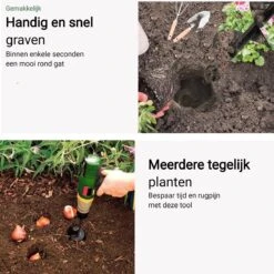 MaatWorkz - Grondboor - 25 CM - Boormachine - Bollenplanter - Moestuin - Palenboor - Boor - Tuin 15 MaatWorkz - Grondboor - 25 CM - Boormachine - Bollenplanter - Moestuin - Palenboor - Boor - Tuin -Tuingereedschap Winkel 1200x1200 492