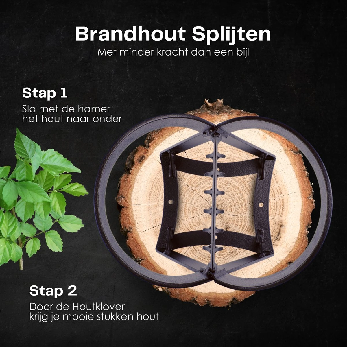 Flowkey® Houtklover - Houtsplijter Bijl - Houtkliever Kloofwig Gietijzer - Voor Hout & Aanmaakhout - Inclusief Gratis Hamer 5 Flowkey® Houtklover - Houtsplijter Bijl - Houtkliever Kloofwig Gietijzer - Voor Hout & Aanmaakhout - Inclusief Gratis Hamer - Afbeelding 3