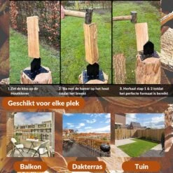 Miseru Houtklover – Geen Bijl Nodig – No Axe - Houtsplijter – Houtkliever – HANDMADE In Holland - Houtklover Voor Aanmaakhout – Metaal 17 Miseru Houtklover – Geen Bijl Nodig – No Axe - Houtsplijter – Houtkliever – HANDMADE In Holland - Houtklover Voor Aanmaakhout – Metaal -Tuingereedschap Winkel 1200x1200 644