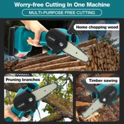 Merkloos Mini Accu Kettingzaag - 4 Inch Elektrische Boomzaag - Handkettingzaag - Met 2 Accu En 1 Oplader - Voor Tuinboom Ranch Bomen Snijden Hout- Blauw 34 Merkloos Mini Accu Kettingzaag - 4 Inch Elektrische Boomzaag - Handkettingzaag - Met 2 Accu En 1 Oplader - Voor Tuinboom Ranch Bomen Snijden Hout- Blauw -Tuingereedschap Winkel 1200x1200 718