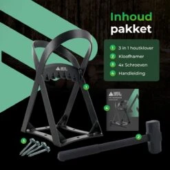 Lighted Lifestyle™| Houtklover Voor Aanmaakhout Incl. Kloofhamer - Houtsplijter - Houtkliever - Snel Haardhout - Gietijzer - Incl. Schroeven 13 Lighted Lifestyle™| Houtklover Voor Aanmaakhout Incl. Kloofhamer - Houtsplijter - Houtkliever - Snel Haardhout - Gietijzer - Incl. Schroeven -Tuingereedschap Winkel 1200x1200 731