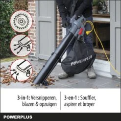 Powerplus POWEG9013 Elektrische Bladblazer - Bladzuiger En -versnipperaar - 3300W - Blazen - Zuigen - Versnipperen - Incl. 40L Opvangzak 12 Powerplus POWEG9013 Elektrische Bladblazer - Bladzuiger En -versnipperaar - 3300W - Blazen - Zuigen - Versnipperen - Incl. 40L Opvangzak -Tuingereedschap Winkel 1200x1200 78