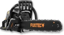 FUXTEC Kettingzaag Benzine - 61,5cc 2-takt - 51cm / 20 Inch Zwaardlengte - Incl. Zaagblad & Ketting - FX-KS262 - Black Edition