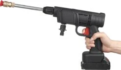 Merkloos Drillpro Elektrische Accu - Hogedrukreiniger - 30Bar - Multifunctioneel Mondstuk - Draagbaar Oplaadbaar Snoerloos - Zwart -Tuingereedschap Winkel 1200x691 2