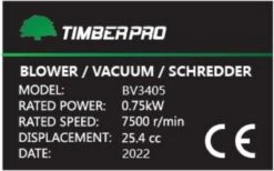 TIMBERPRO - Bladblazer - Benzine - Met Zuig En Versnipperfunctie - Blaassnelheid 225 Km/h - Opvangzak 45 L -Tuingereedschap Winkel 1200x747 1
