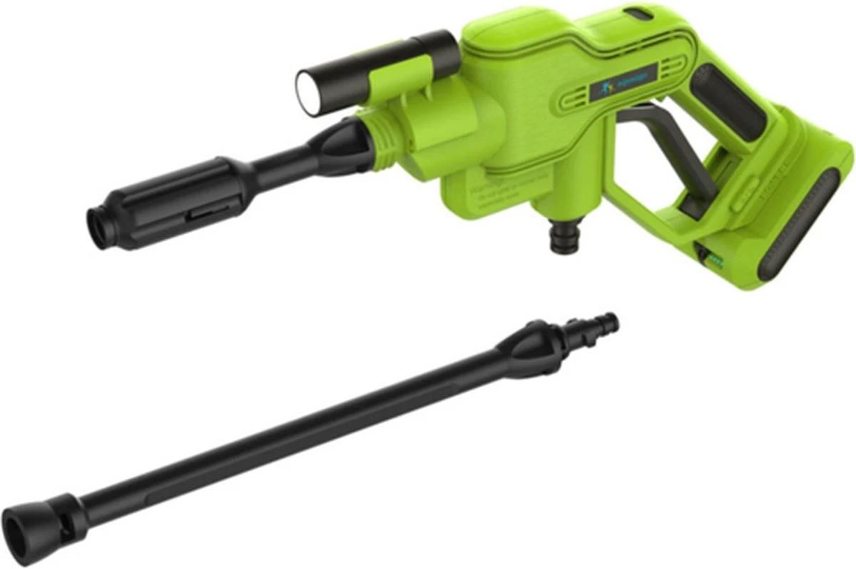 Aqua Hogedrukreiniger Op Accu - Draadloos - Voor Auto, Tuin, Terras En Raam 3 Aqua Hogedrukreiniger Op Accu - Draadloos - Voor Auto, Tuin, Terras En Raam