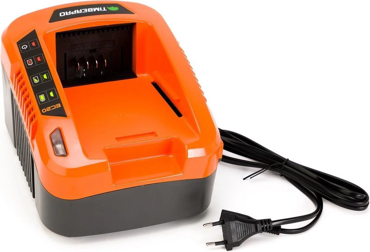 TIMBERPRO - Bladblazer Elektrisch 40V, ZEER Krachtig (incl. 4A Batterij En Incl. Lader) 6 TIMBERPRO - Bladblazer Elektrisch 40V, ZEER Krachtig (incl. 4A Batterij En Incl. Lader) - Afbeelding 4