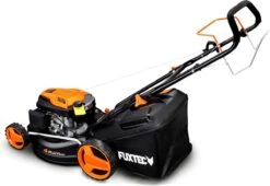 FUXTEC Grasmaaier Benzine - 46cm - Zelfrijdend / Zelftrekkend / Achterwielaandrijving - Mulchfunctie - Opvangbak 50L - FX-RM4646 17 FUXTEC Grasmaaier Benzine - 46cm - Zelfrijdend / Zelftrekkend / Achterwielaandrijving - Mulchfunctie - Opvangbak 50L - FX-RM4646 -Tuingereedschap Winkel 1200x828 1