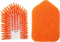 Merkloos Vloerschrobber - Bad Tegel Borstel Scrubber - Met 107cm Verstelbaar Lange - Voor Reiniging Badkamer Keuken Keramische Tegel - Oranje -Moederdag Cadeautje -Tuingereedschap Winkel 1200x846 2