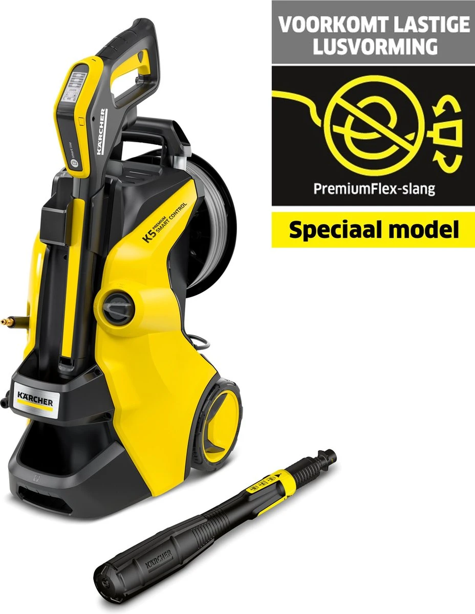 Kärcher K 5 Premium Smart Control Antitwist Flex Hogedrukreiniger - 2100W - 145 Bar - 40 M²/h 4 Kärcher K 5 Premium Smart Control Antitwist Flex Hogedrukreiniger - 2100W - 145 Bar - 40 M²/h - Afbeelding 2