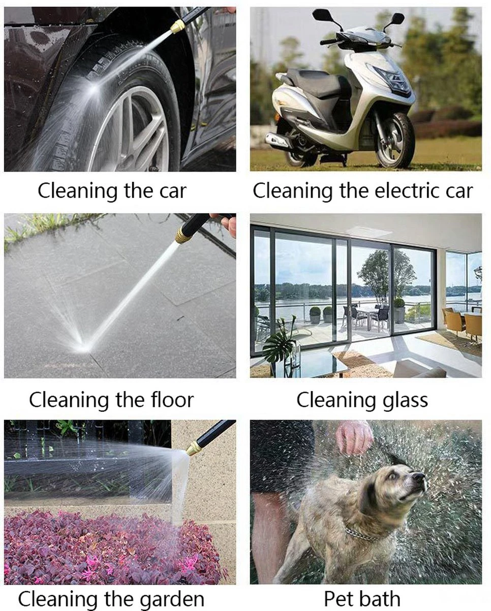 Merkloos Terrasreiniger - Hogedrukspuit - Ergonomisch - Compact - Draagbaar - Tuinslang - Schuimen 6 Merkloos Terrasreiniger - Hogedrukspuit - Ergonomisch - Compact - Draagbaar - Tuinslang - Schuimen - Afbeelding 4